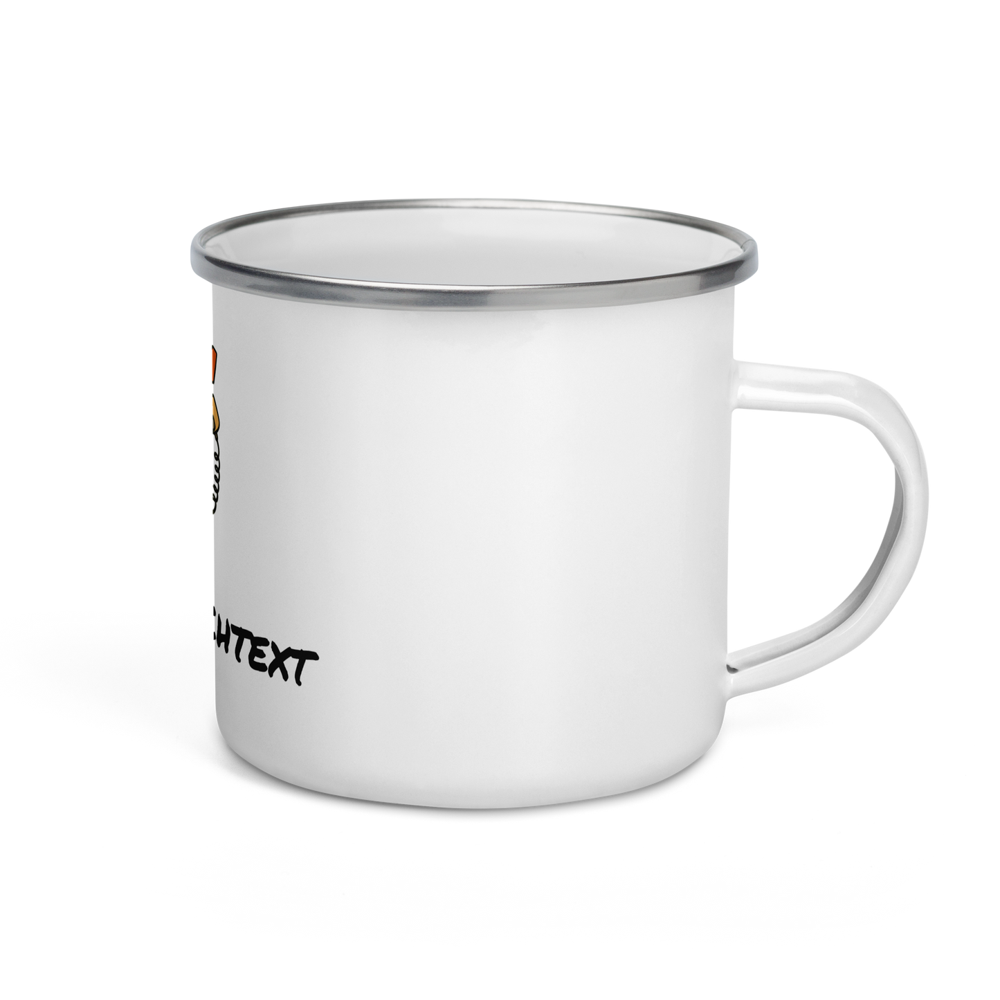 Kaboom Emaille-Tasse – Robuster Becher für Rettungsdienst, Pflege & Ärzte