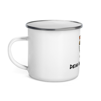 Kaboom Emaille-Tasse – Robuster Becher für Rettungsdienst, Pflege & Ärzte