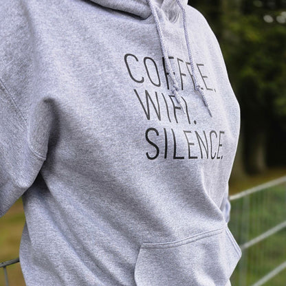 Hoodie – Wifi. Coffee. Silence. | Cotton Heritage M2580