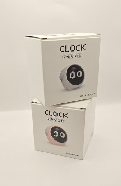 Emoji Wecker – Digitalwecker mit LED-Anzeige, Akku & Nachtlicht