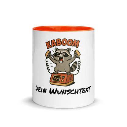 Kaboom Keramiktasse – Lustiger Becher für Rettungsdienst, Pflege & Ärzte